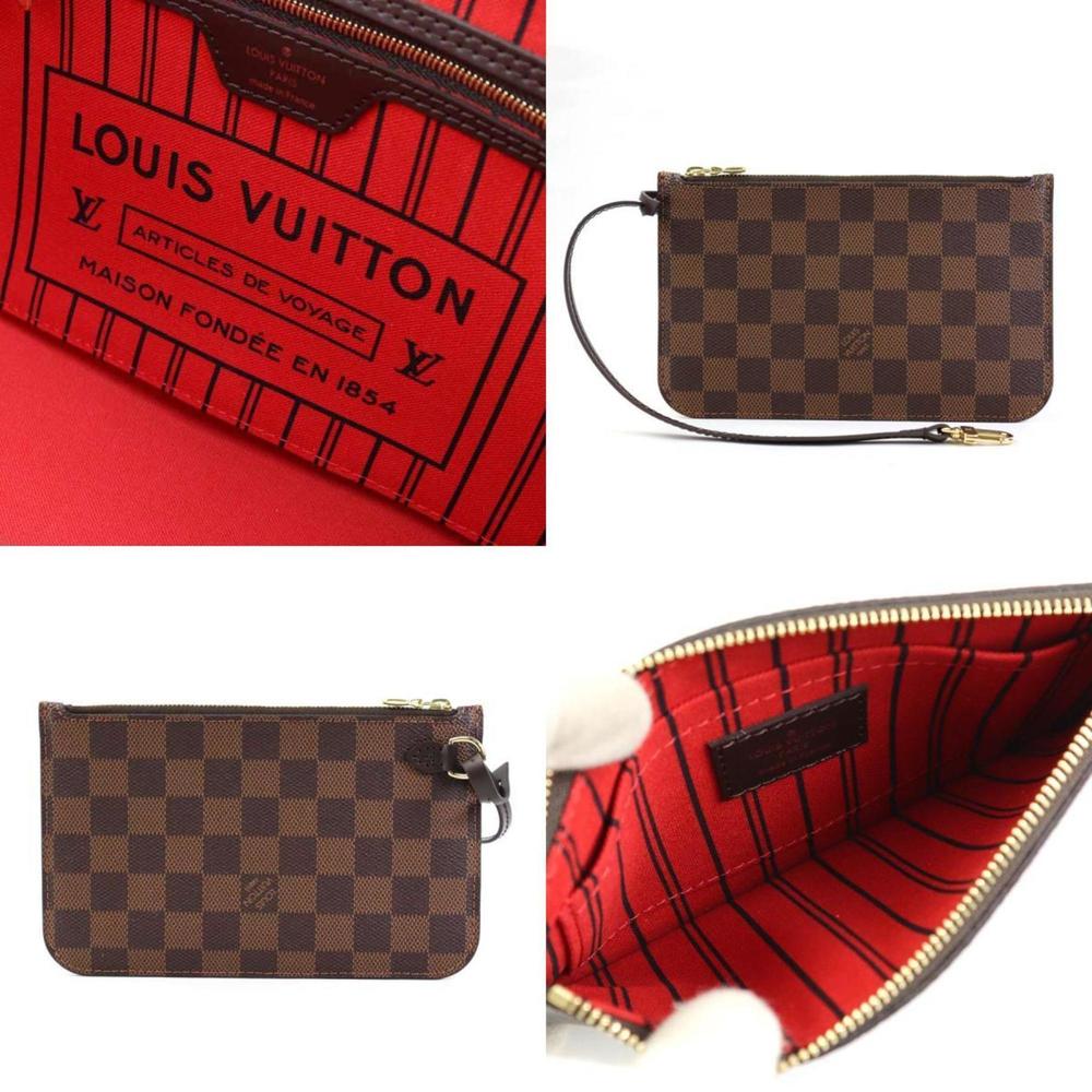 Louis Vuitton LOUIS VUITTON Handbag Tote Bag Damier Neverfull PM Canvas Ebene... - Picture 4 of 5